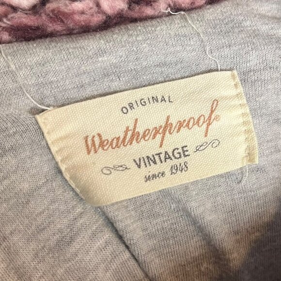 Weatherproof Women's L 1/4 Zip Teddy Fleece Pullover Maroon Mauve‎ Cozy Winter - Picture 6 of 8